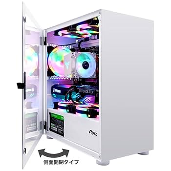 Core i5 12400F RTX4060 自作 ゲーミングPC P30 白 Core i5 12400F RTX4060 自作 ゲーミングPC P30 白 自作PC】白く